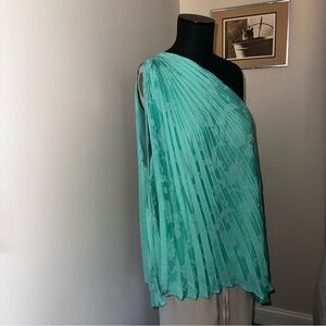 Pleated One Shoulder Top | Banana Republic |  XL / NWT